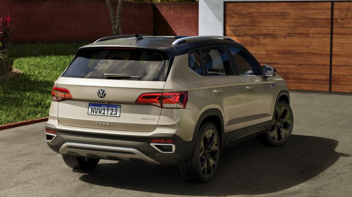 A Volkswagen não revelou quantas versões o Taos terá no Brasil, mas adiantou que será uma linha enxuta