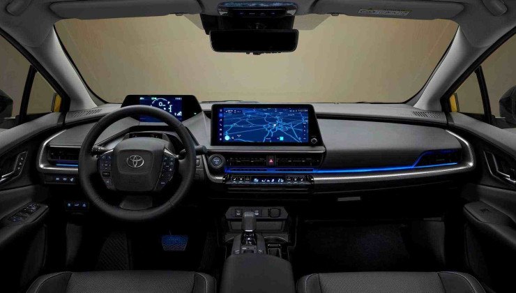 Interior do Toyota Prius 2023 