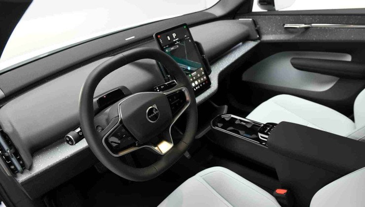 Interior do novo SUV el&eacute;trico da Volvo, o EX30.