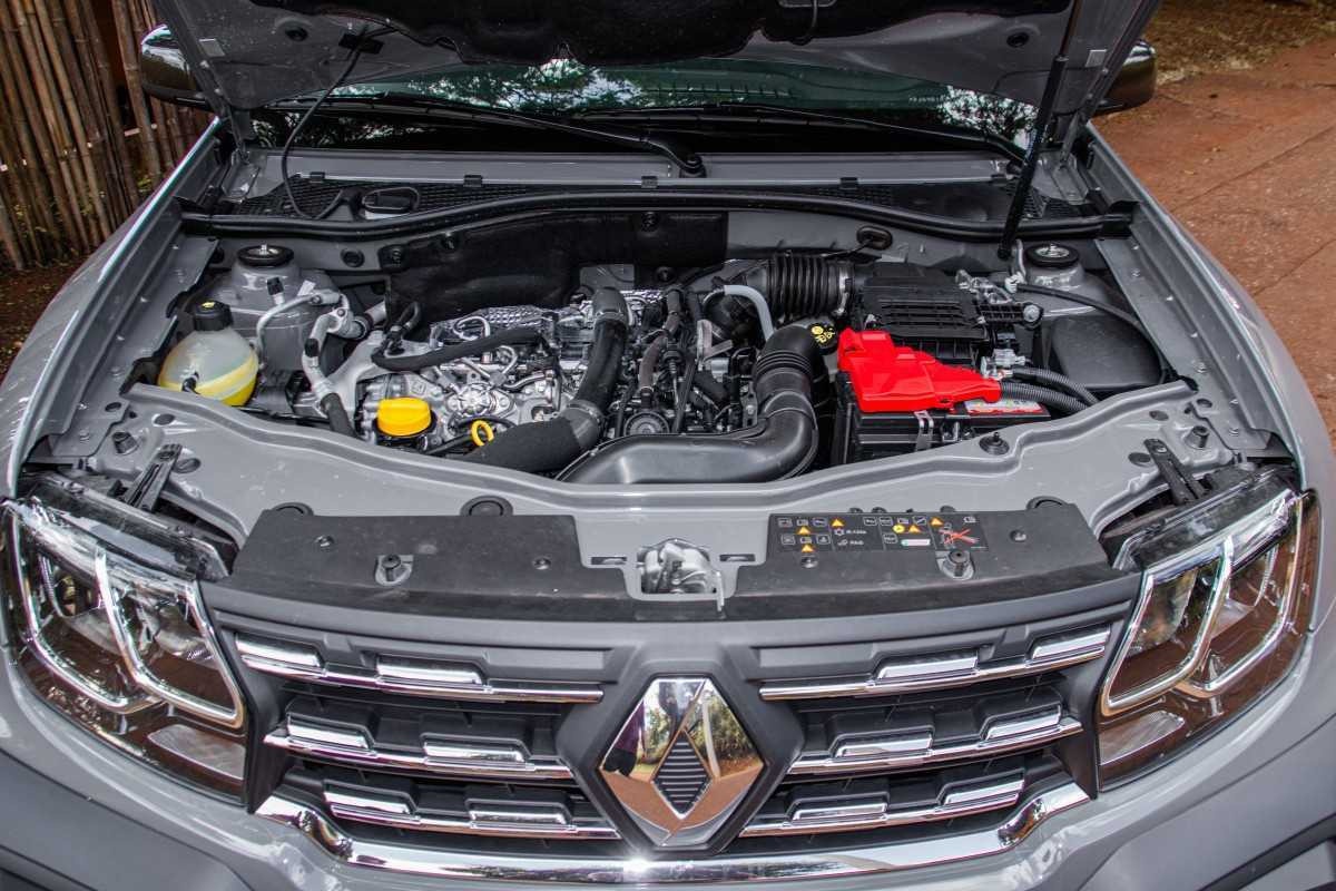 Motor da Renault Oroch Outsider 2023 turbo
