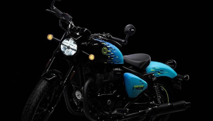 A motocicleta exclusiva foi exibida na Índia e já tem preço divulgado  -  (crédito: Royal Enfield/ Divulgação)
