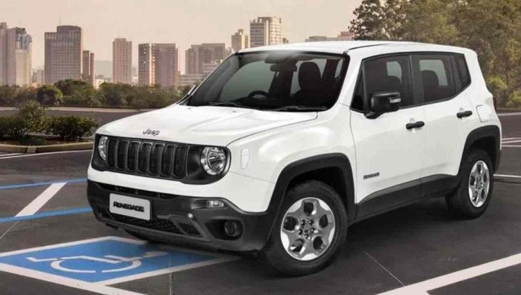 Jeep Renegade 2021 é o carro mais vendido para PCDs na OLX -  (crédito: Jeep / Divulgação)