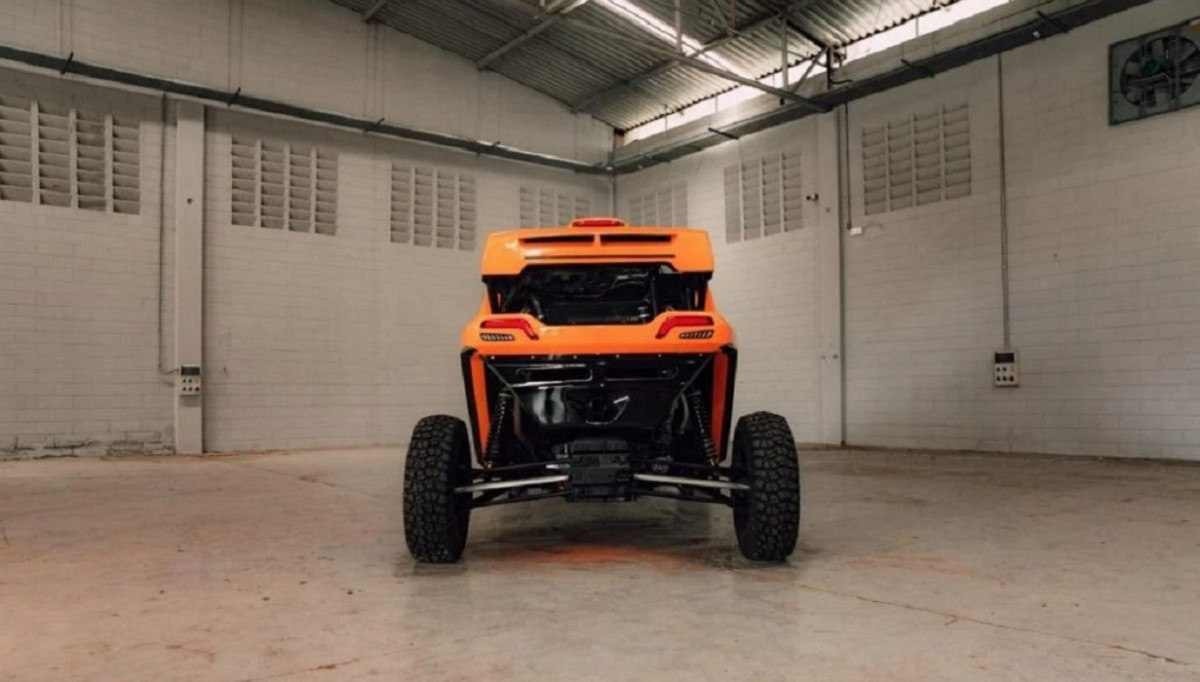Adventure Off Road Guepardo G400 laranja, veículo off-road totalmente nacional desenvolvido no Ceará 