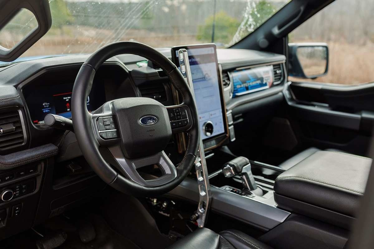 Interior da Ford F-150