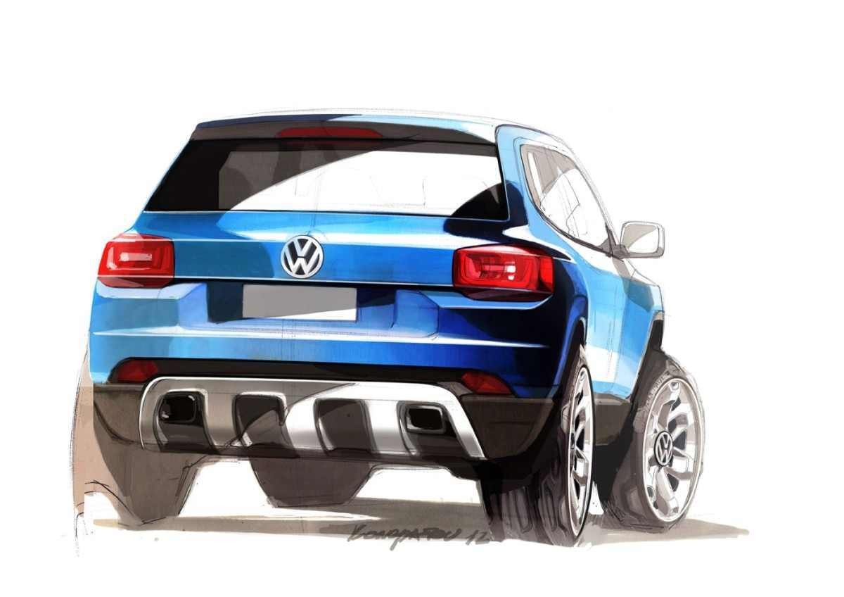 Conceito Taigun, que a Volkswagen apresentou no Salão de São Paulo de 2012, usado apenas para ilustrar como poderia ser o SUV do Gol, que será lançado em 2025.