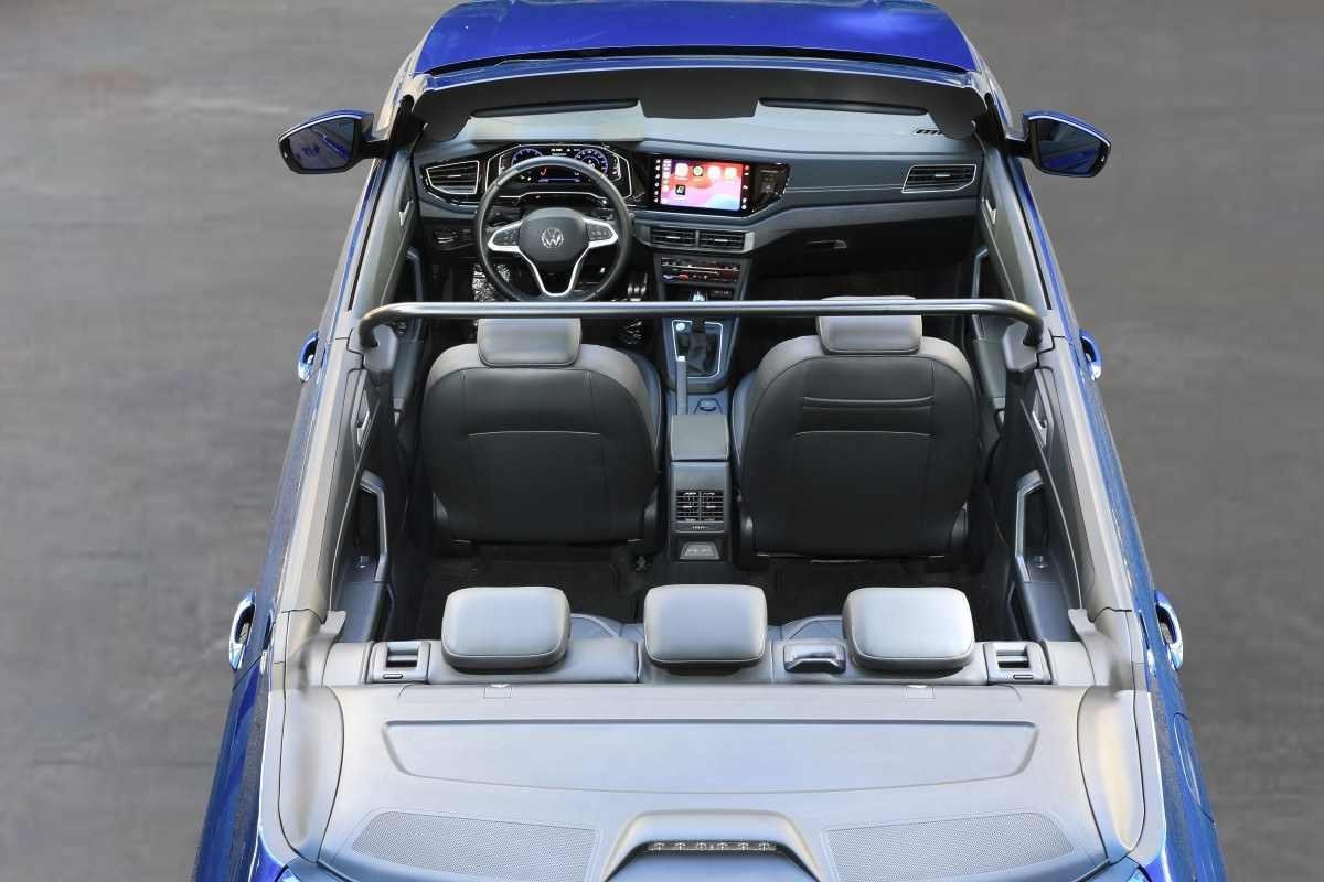 Virtus Cabrio, showcar conversível foi desenvolvido pela Volkswagen para a visita do presidente Lula à planta de Anchieta.
