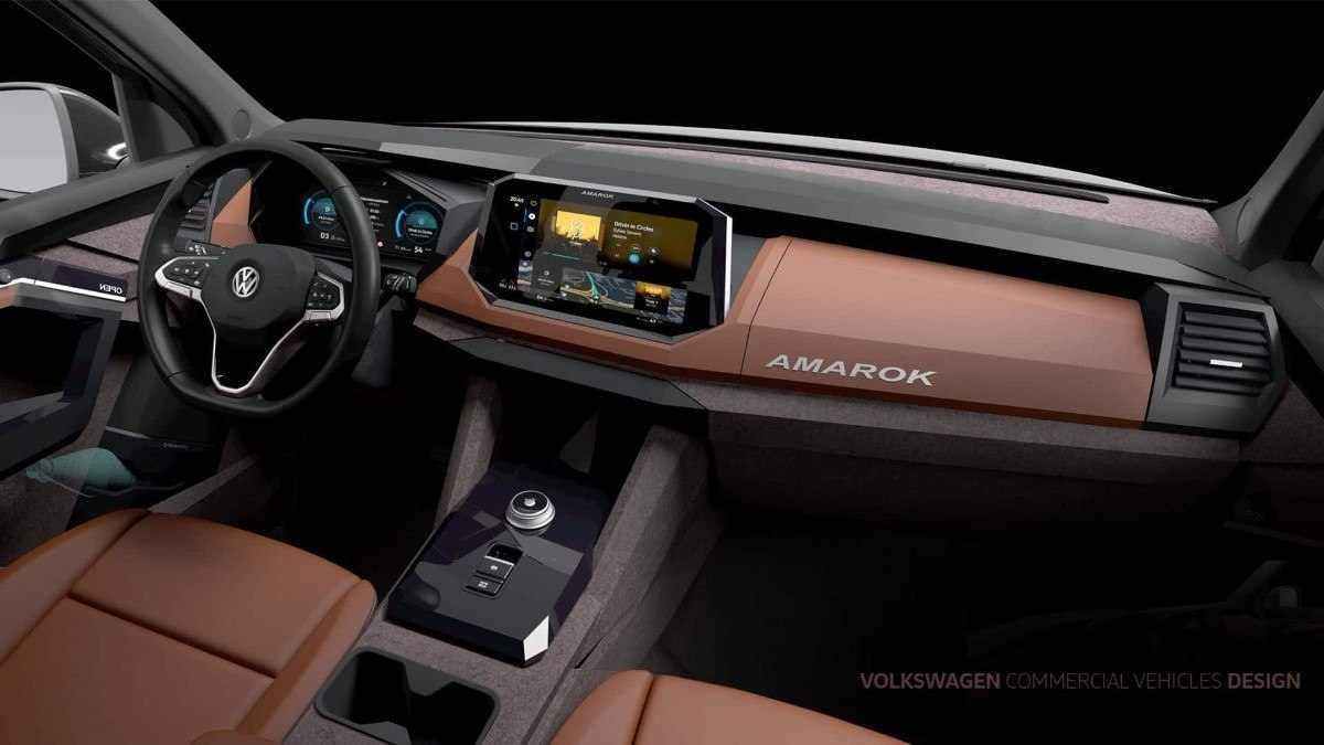 Esboços do que seria a segunda geração do Volkswagen Amarok.