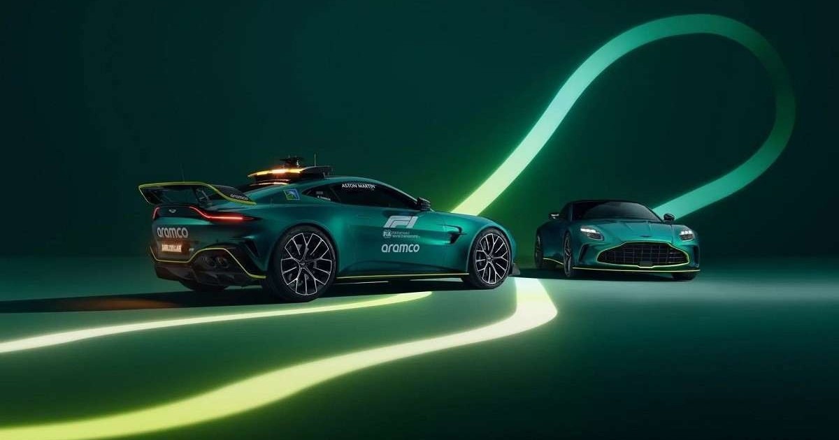 Aston Martin atualiza geração do Vantage utilizado como safety car na Fórmula 1 