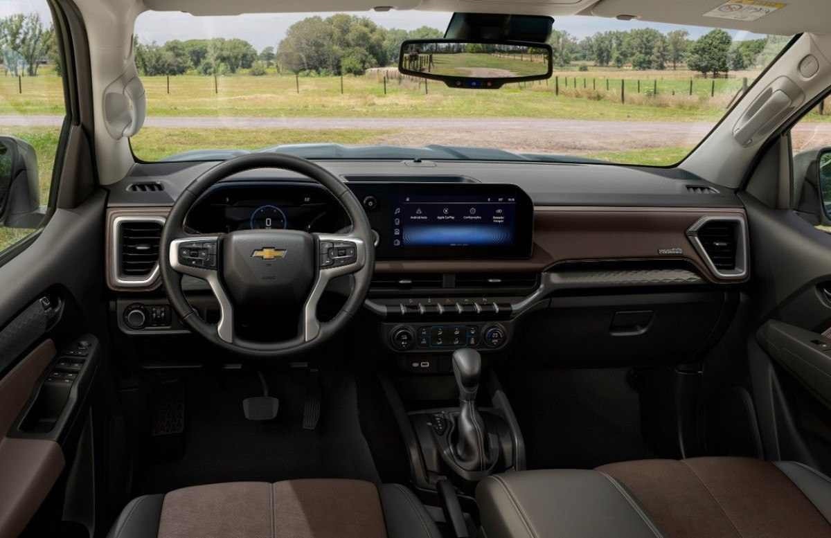 Painel da nova Chevrolet S10 High Country 2025