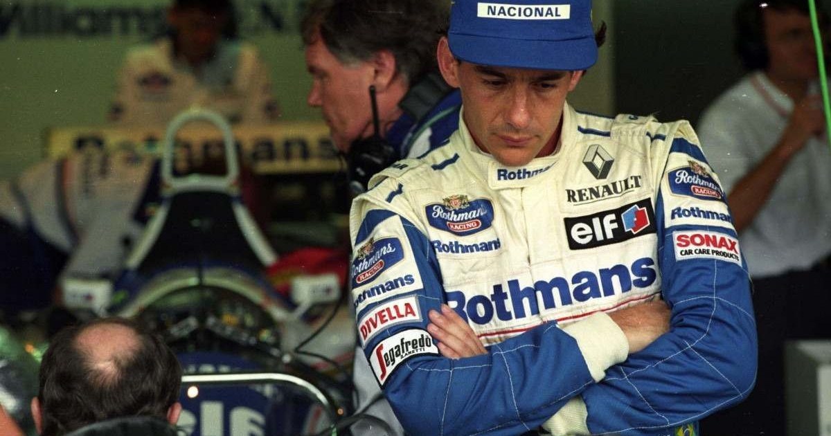  30 ANOS DA MORTE DE AYRTON SENNA o piloto brasileiro Ayrton Senna, que em 27 de mar..o de 1994 disputa a sua primeira corrida pela Williams.