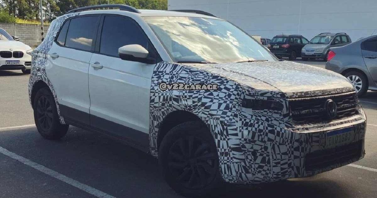 Há mais de um ano em testes, T-Cross finalmente teve seu interior flagrado