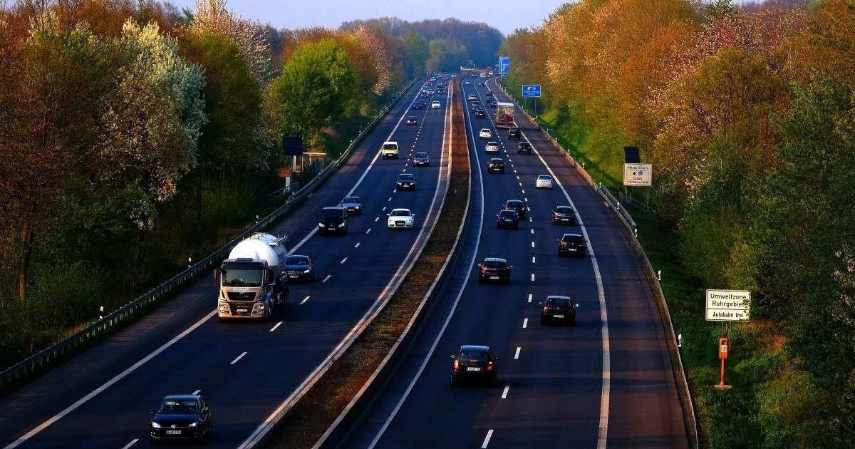 Autobahn A52, próximo a Essen, na Alemanha