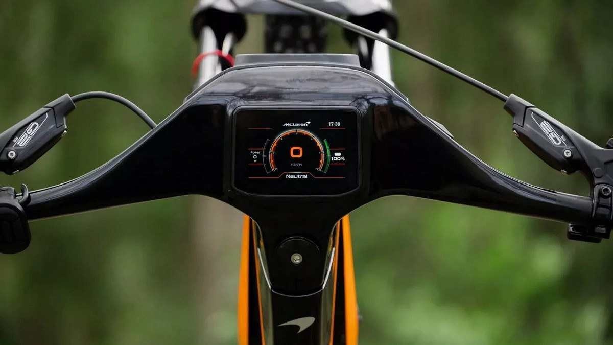 Bicicletas McLaren serão equipadas com display eletrônico