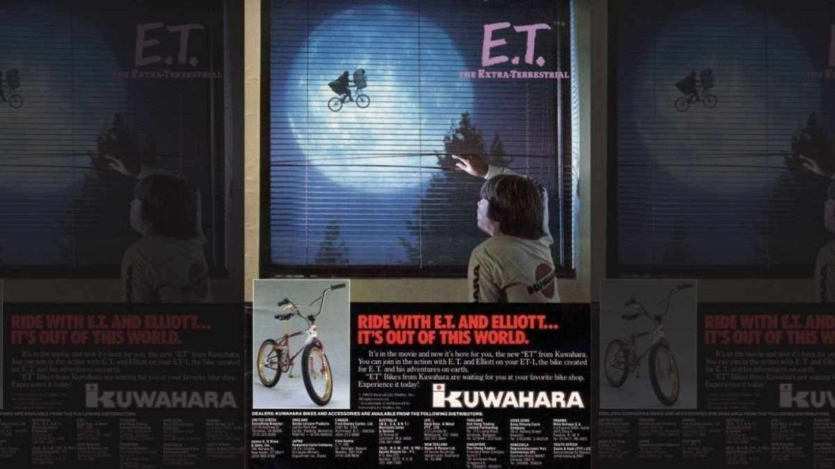 Bicicleta foi peça publicitária e houve até concurso para ganhar unidade original usada no filme