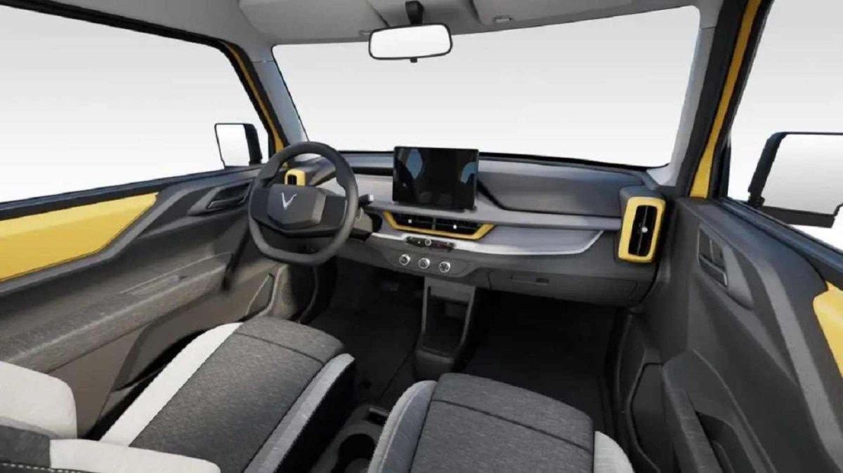 VF3 conta com interior de design simples e funcional e tela de 10 polegadas