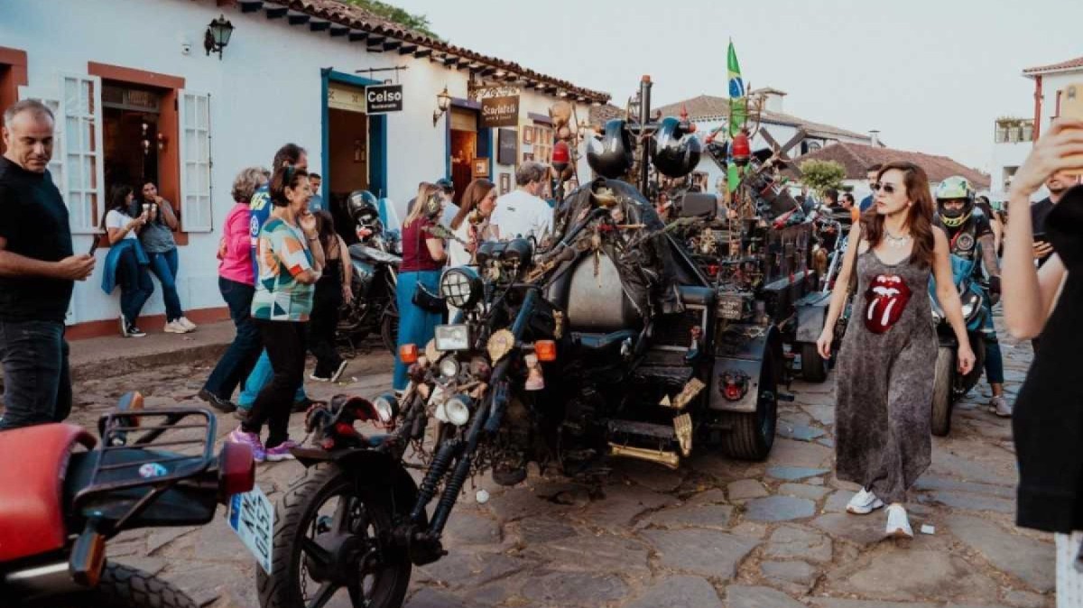 Triciclo estilizado foi um dos modelos que mais chamou a atenção em Tiradentes