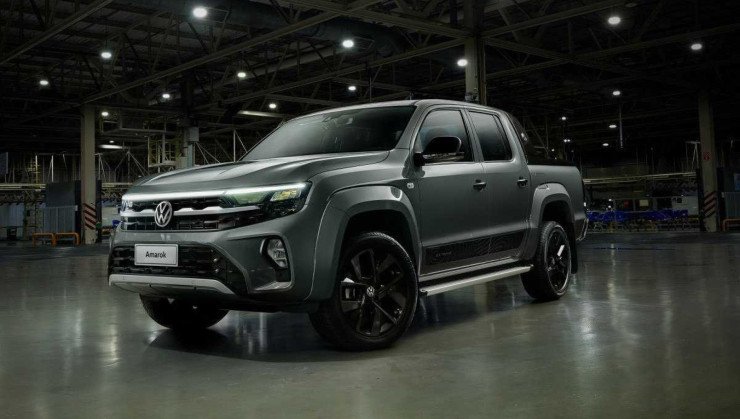 Volkswagen Amarok estreou novo visual na linha 2025
 -  (crédito: VW/Divulgação)