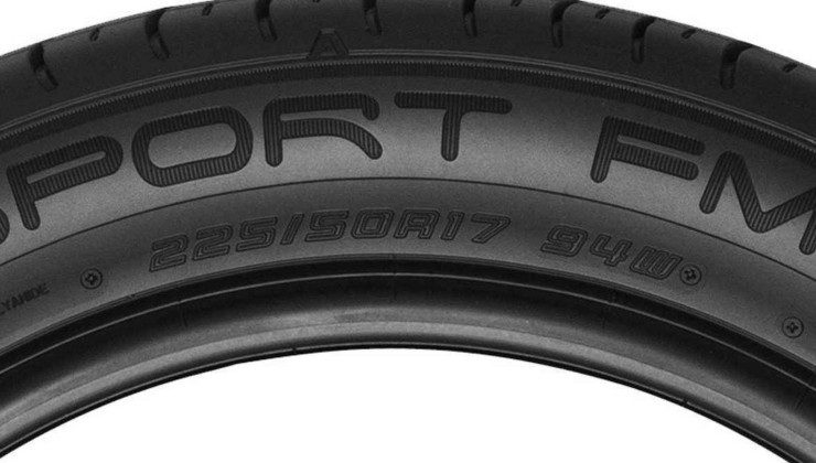 Pneu com as especificações 225/50 R17 94W -  (crédito: Divulgação)