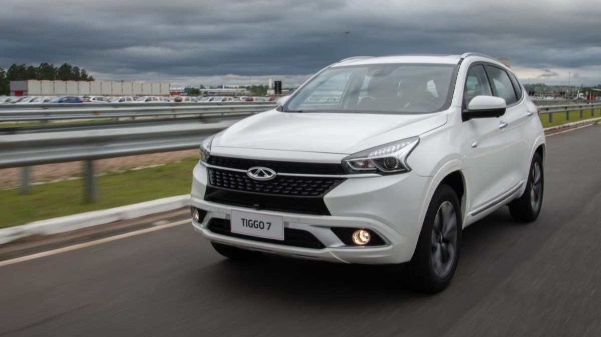 O Caoa Chery Tiggo 7 foi lançado no Brasil em 2019