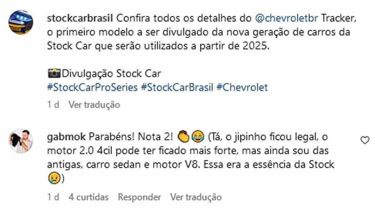 Etapa 2025 da Stock Car terá SUVs e nova motorização.