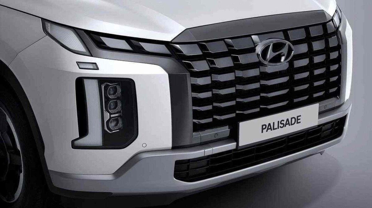 O SUV Hyundai Palisade tem grade em cascata