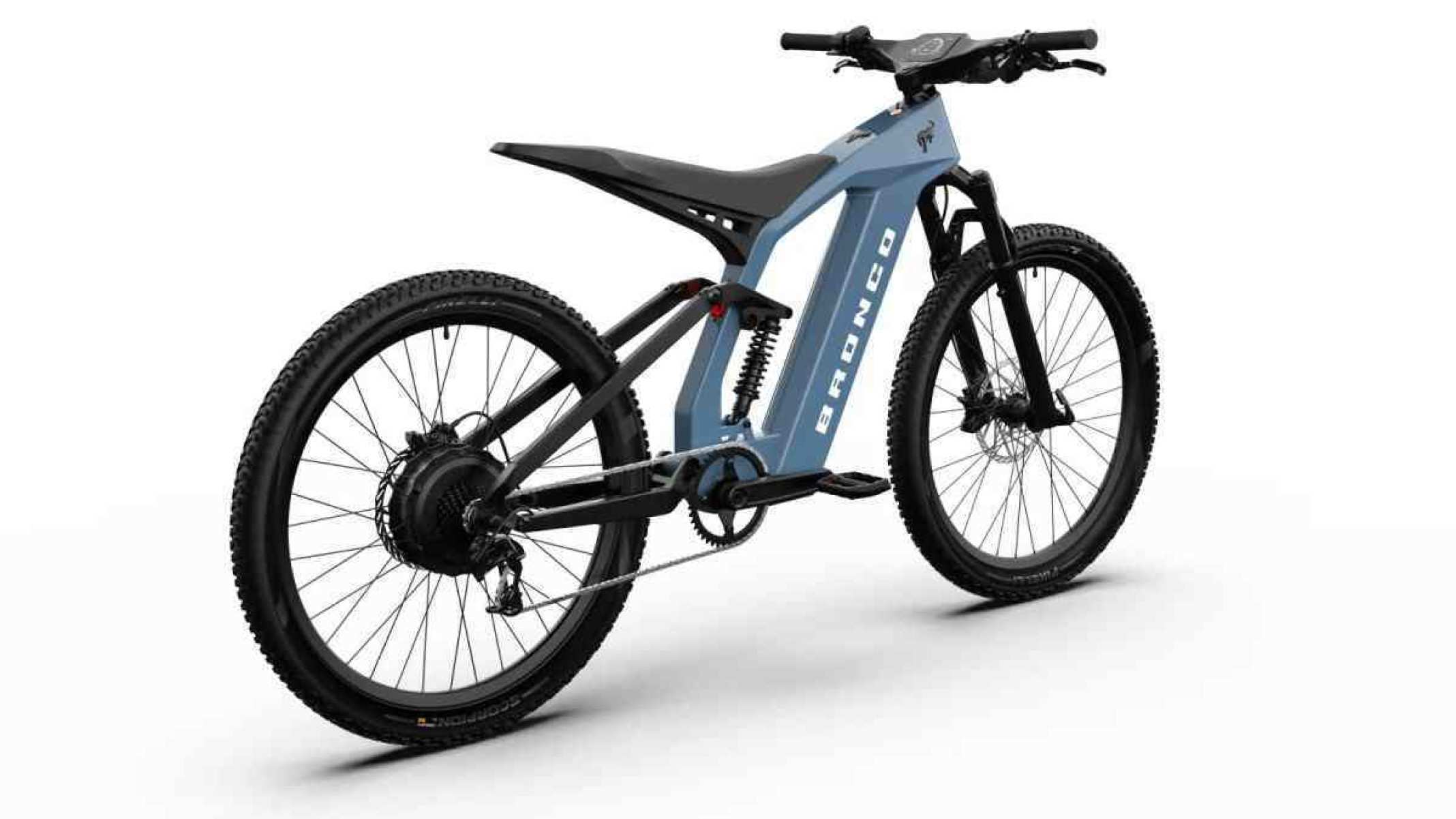 Bicicleta el&eacute;trica baseada no Bronco tem ambi&ccedil;&otilde;es off-road, assim como o SUV