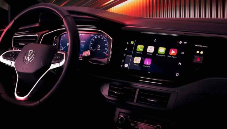 Multimídia VW Play de 10" é oferecida em T-Cross e Nivus, e eleva o nível do Polo Track Rock in Rio