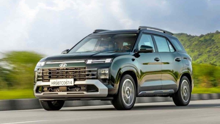 Hyundai Alcazar 2025 apresenta visual similar o do Creta, mas com elementos únicos para justificar o nome único -  (crédito: Reprodução)