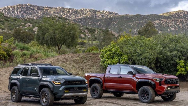 Toyota 4 Runner (SUV) e Tacoma (Pickup) compartilham a mesma plataforma e são 