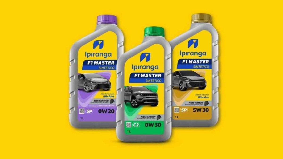 Linha F1 Master 0W30 da Ipiranga lubrificantes