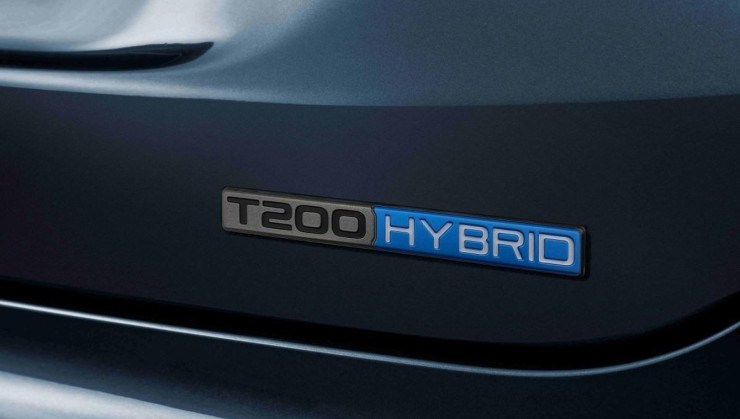 Emblema T200 Hybrid que será exclusividade de Pulse e Fastback híbridos