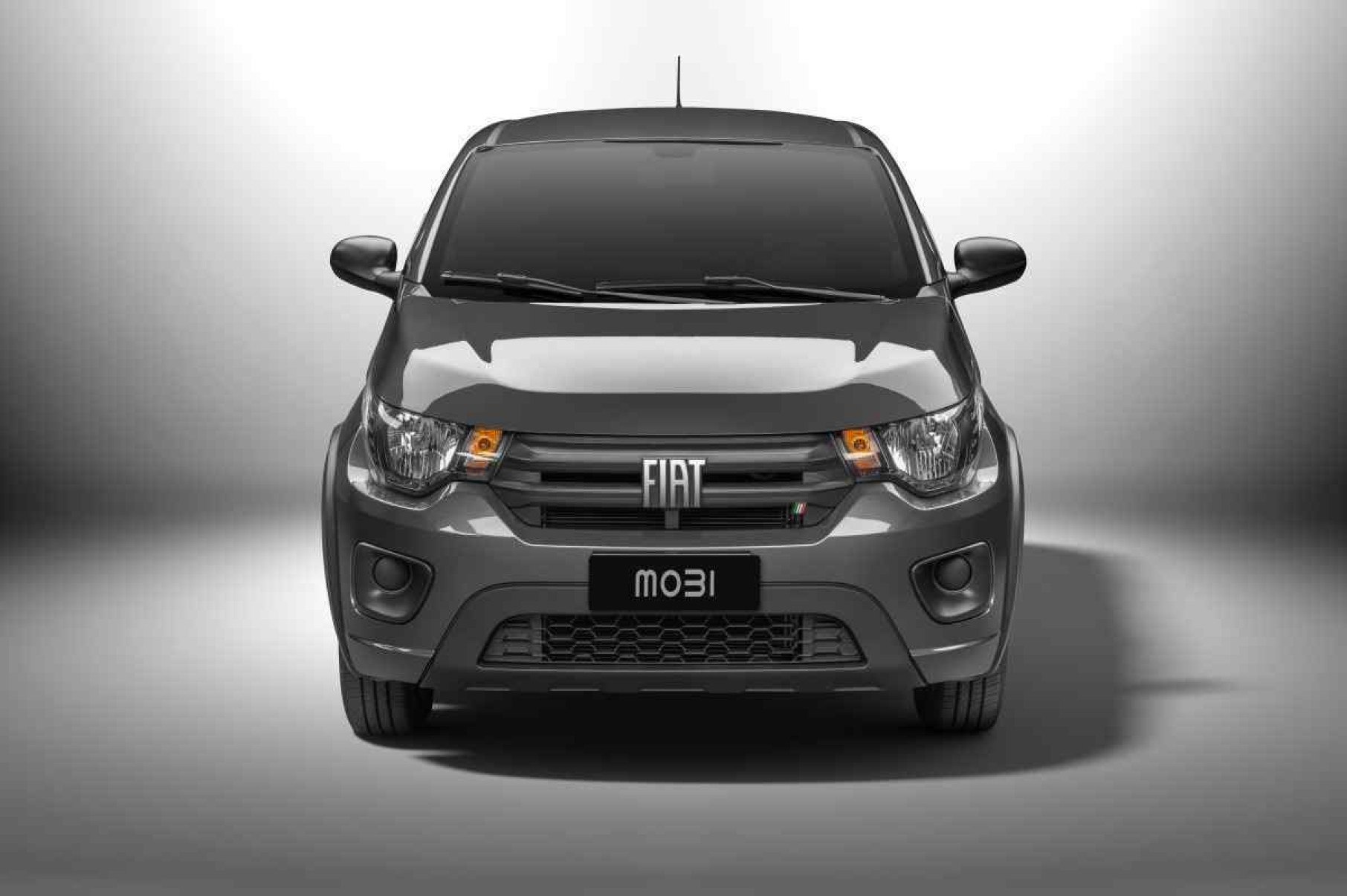 Frente do Fiat Mobi 2021.