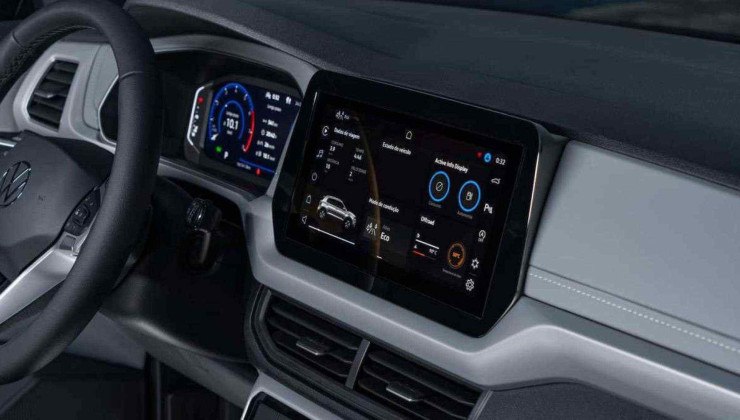 Tela multim&iacute;dia VW Play de 10,1 do Volkswagen T-Cross