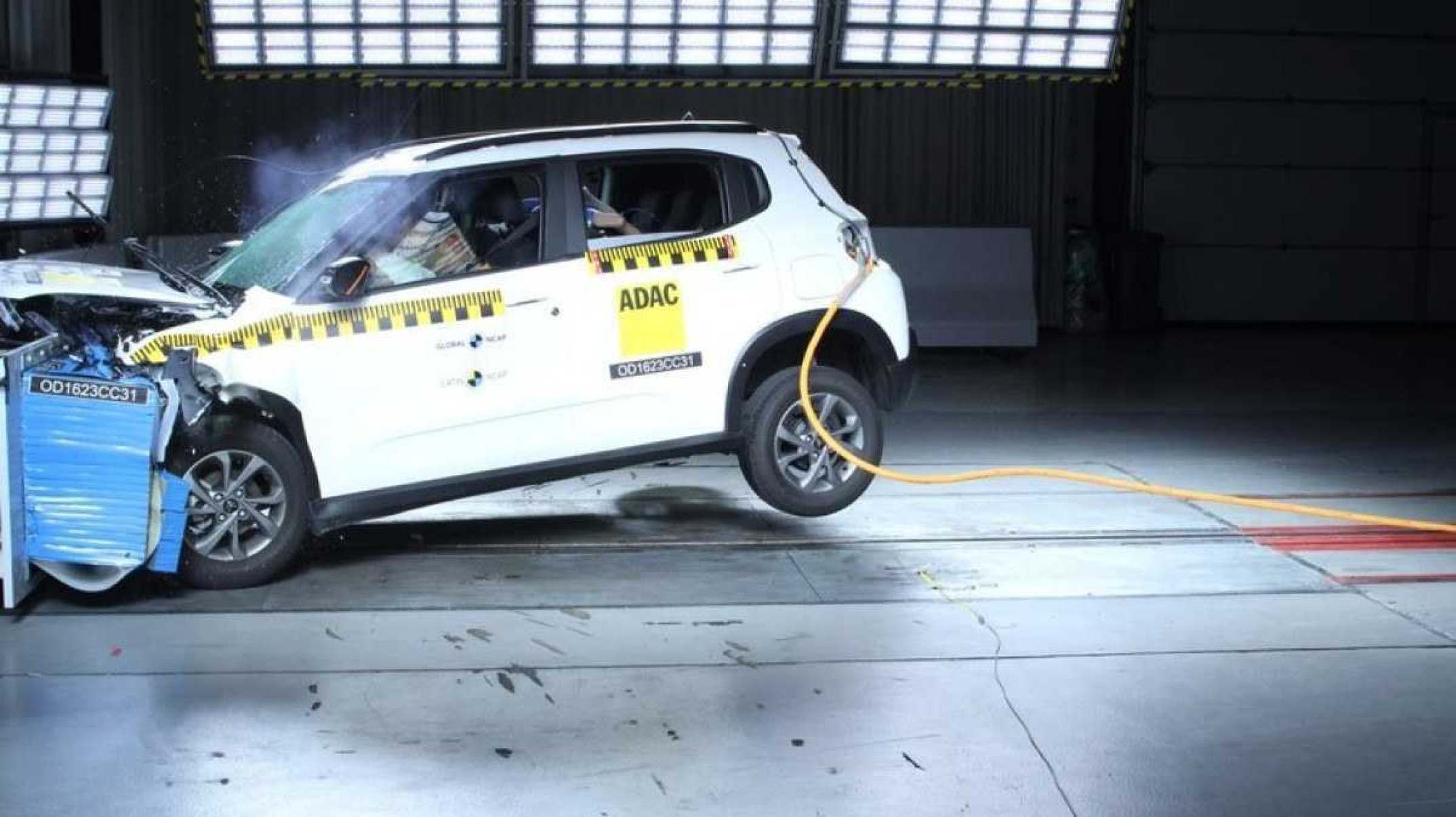 Citroën C3 no teste de colisão do Latin NCAP