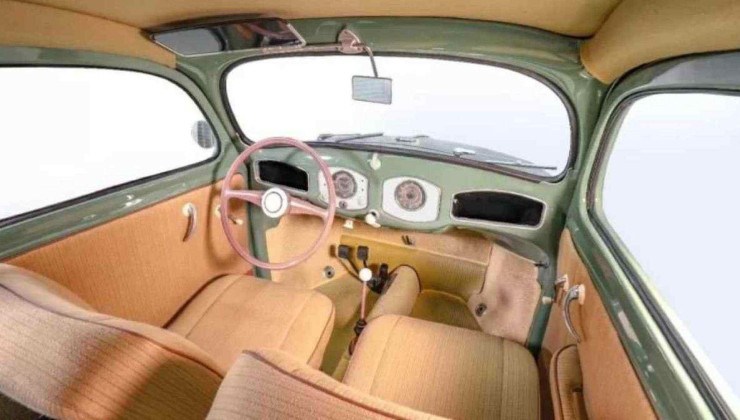 Interior do Fusca 1952