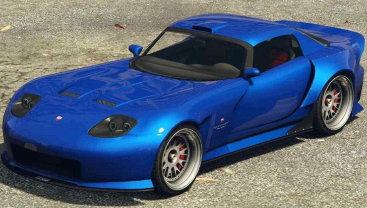 Bravado Banshee, uma mistura de Dodge Viper, Toyota Supra e Mazda RX-7