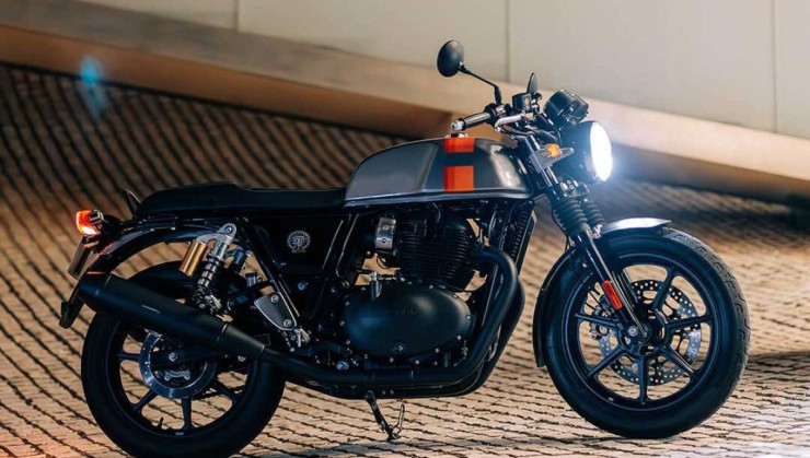 Royal Enfield Continental GT na cor Apex Grey