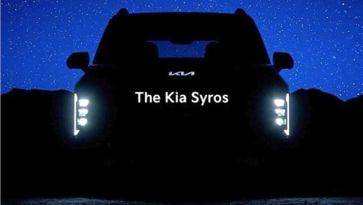 Faróis de LED parecem ser o grande destaque da dianteira do SUV misterioso da Kia