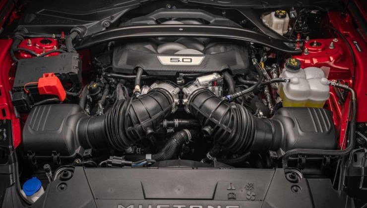 Motor Coyote V8 5.0L do Mustang