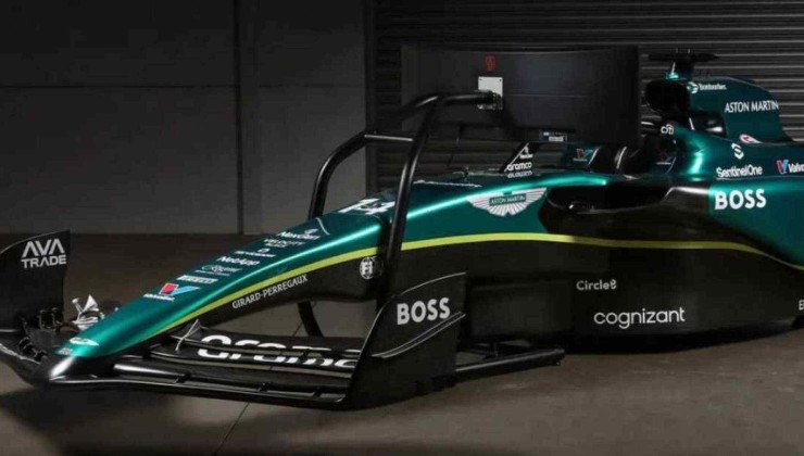 Simulador de F1 produzido pela Aston Martin em parceria com a Memento Exclusives