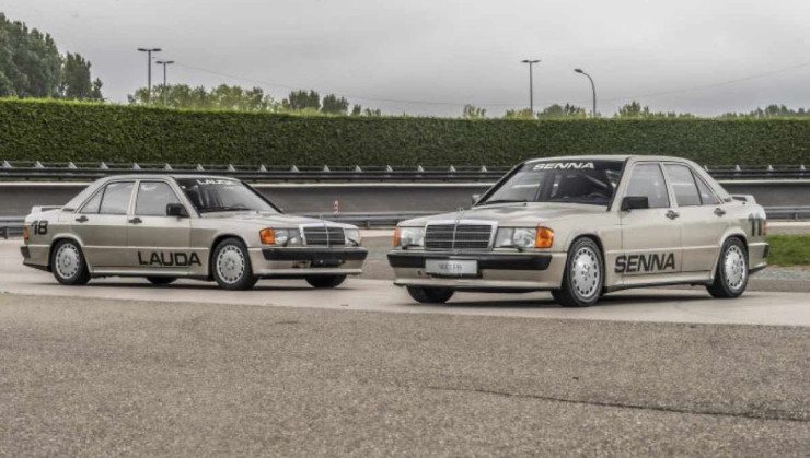 Modelos usados ​​por Senna e Lauda estão em poder da Mercedes-Benz