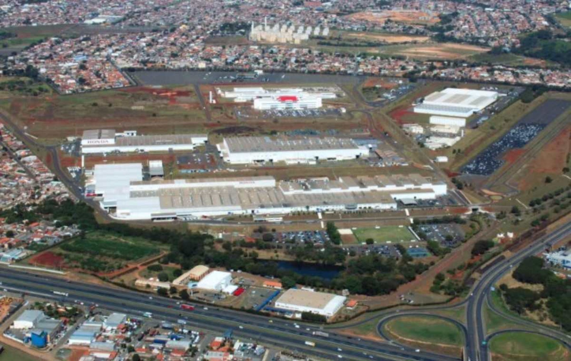 Fábrica da Honda em Sumaré, interior de São Paulo