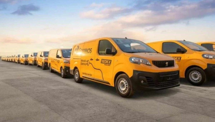 Correios compraram 50 vans elétricas -  (crédito: Divulgação/Stellantis)