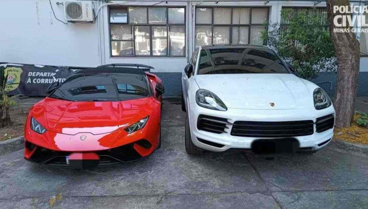 Huracan e Cayenne de Gebe, que foram apreendidos