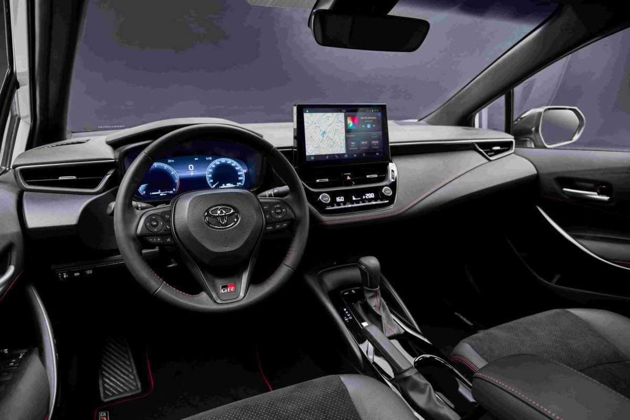 Corolla GR-Sport traz painel de instrumentos digital de 12,3 polegadas