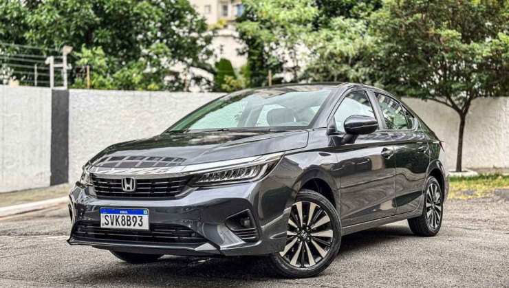 Honda City -  (crédito: Luiz Forelli/Vrum)