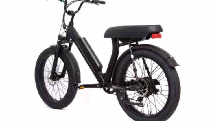 Bicicleta elétrica E-BIKE Cruiser Plus preta -  (crédito: Reprodução: Lev)