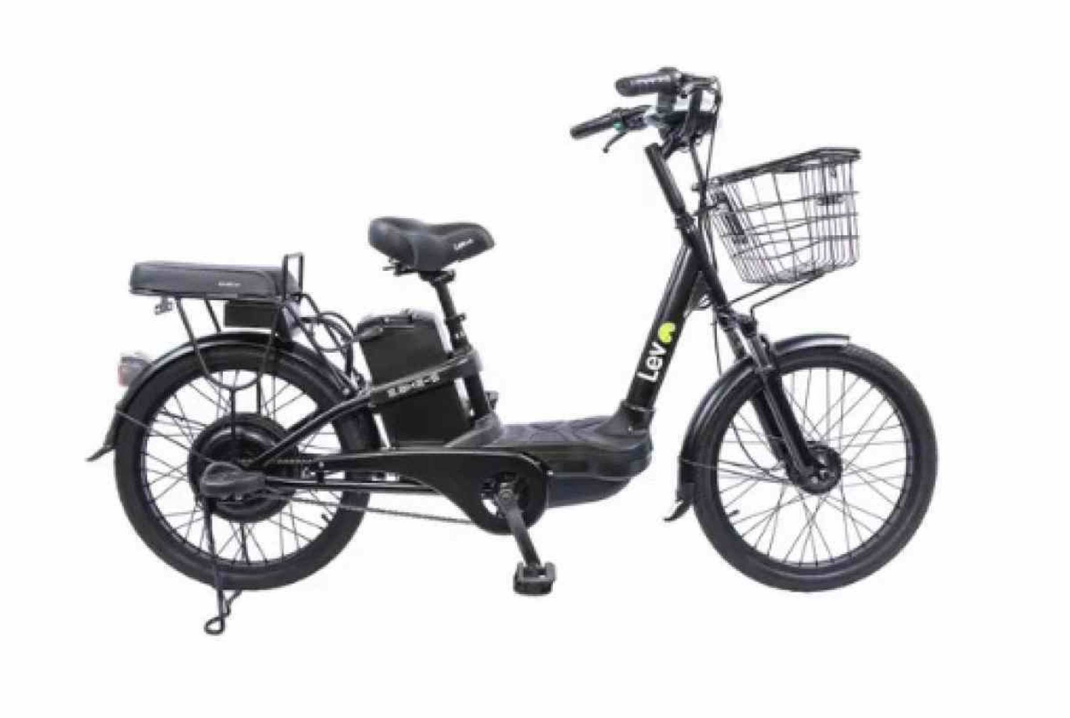 Bicicleta elétrica E-BIKE S preta