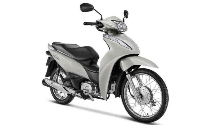Honda Biz 110 cinza
