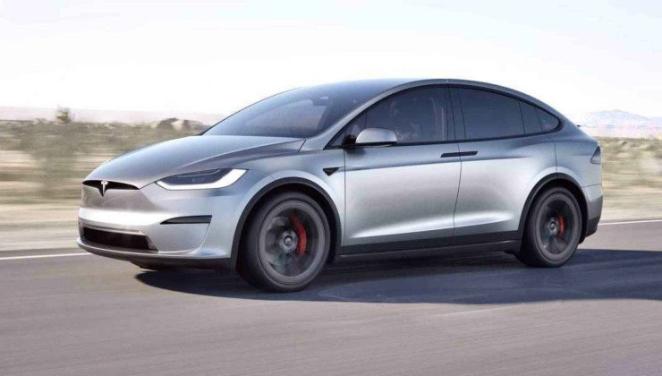 Tesla Model X é considerado o 'SUV' da Tesla -  (crédito: DIvulgação)